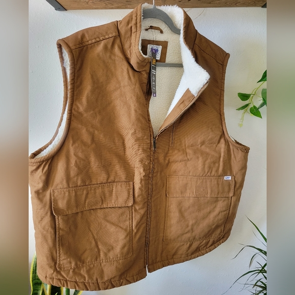 NWT Lee Premium Select Workwear Canvas Vest Size XXL - Picture 1 of 5